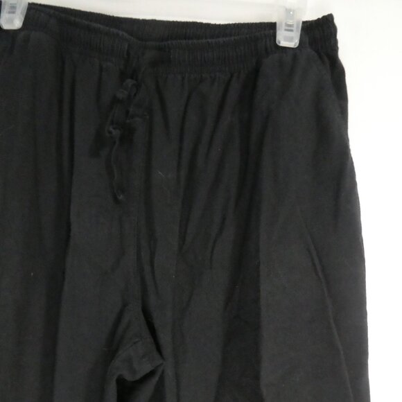 CATHY DANIELS | large | 100% Cotton | Black Bermuda - Long Shorts | Pockets - Picture 4 of 16